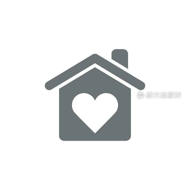 Love home icon